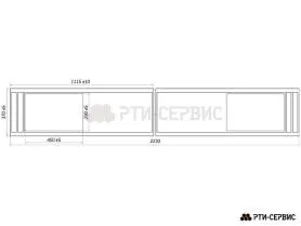 Брызговик прицепа 2230х370х6 мм (компл. 2 шт.) без логотипа - фото 2