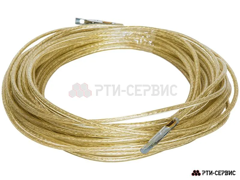 Трос TIR стальной пломбировочный в оплётке ПВХ с наконечниками, 44 м