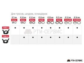 Люверс для тента круглый 16 SS нержавейка 50 шт. - фото 1